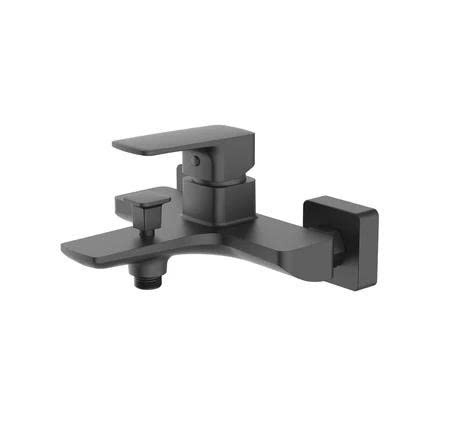 Bộ trộn Hafele nổi 2 đường nước Kobe đen 589.15.035