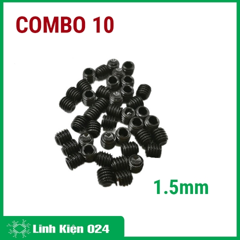 Gói 10 Ốc Chí Bắt Đầu Kẹp Mũi Khoan Trục Kẹp Lưỡi Cắt - 1.5mm
