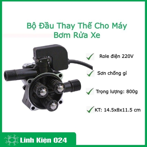 Bộ Đầu Thay Thế Cho Máy Bơm Rửa Xe