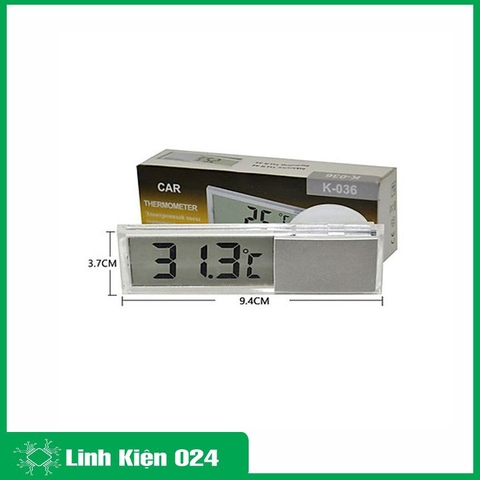 Nhiệt Kế Kỹ Thuật Số Màn Hình LCD Xuyên Thấu K-036 ( -20°C - 110°C) (k5b16)