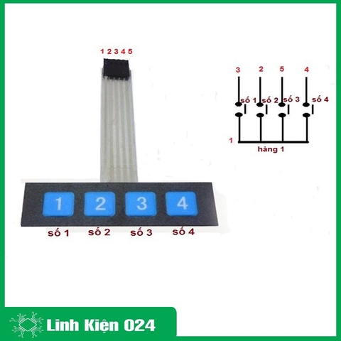 Bàn Phím Ma Trận 1x4 (K3G10)