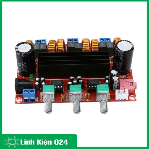 Âm Ly Kỹ Thuật Số TPA3116D2 2*50W + 100W 2.1 Class D 12V-24VDC (K5G6)