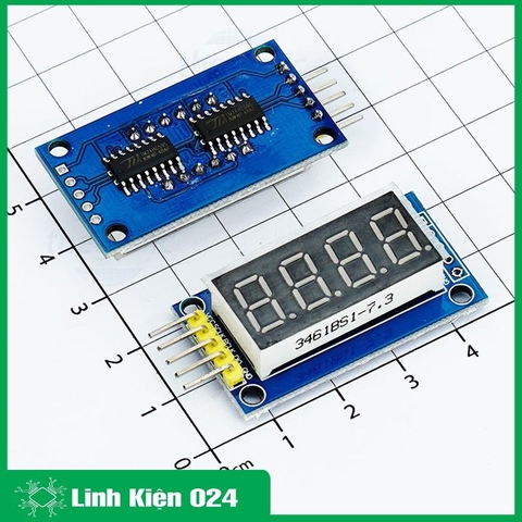Module LED 7 Thanh 4 Số HC595 0.8 Inch