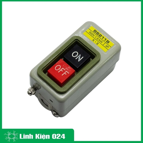 Công Tắc Nút Nhấn 3 Pha 380V 1.5KW BS211B