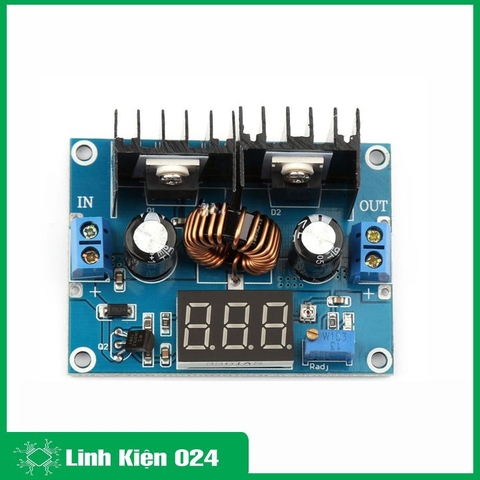 Module Hạ Áp Buck XL4016 Vin 4-38V Vout 1.25-36V 8A V2 ( Có Led Báo Điện Áp ) (K2F2)