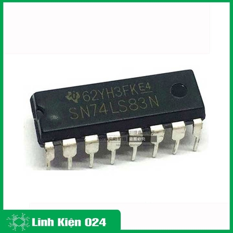 Chíp 74LS83 4-bit Binary Full Adder DIP16