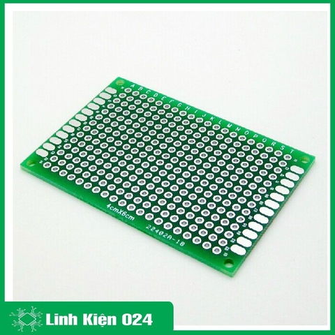 PCB Đục Lỗ Hai Mặt Loại 4X6CM 1.6MM