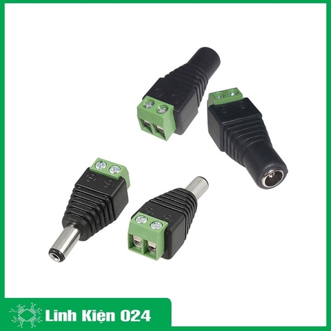 Bộ 4 Chiếc Jack Nối Nguồn 5.5x2.1mm ( 2 Cái - 2 Đực )
