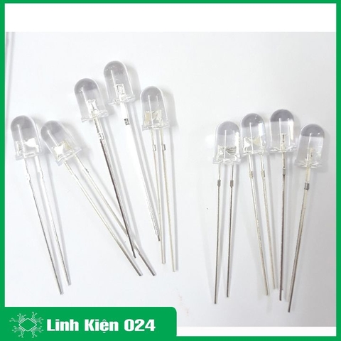 Led Đơn 5mm Siêu Sáng Gói 1000 Bóng - Chân Dài - Xanh Dương