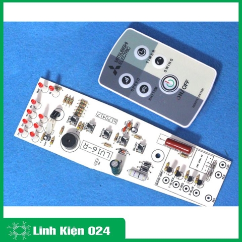 Combo Bộ Điều Khiển Quạt từ Xa Và Mạch Mitsubishi ( Đã Có Pin ) - Quạt Cây