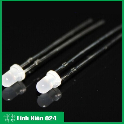 Gói 100 Con Led Đục 3mm - Xanh Lá