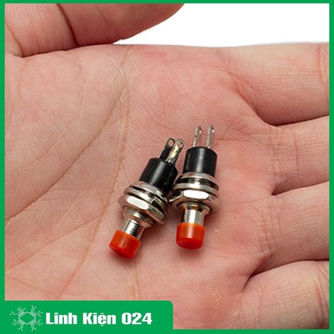 Nút Nhấn Reset, Nút Đề Sắt Nhỏ 6mm 2 Chân Cao Cấp - Combo 5 Nút