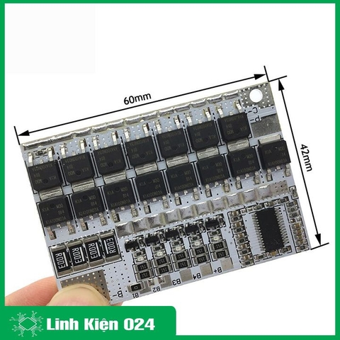 Module Bảo Vệ Pin Lithium 4 Cell 16.8V Dòng Xả 100A