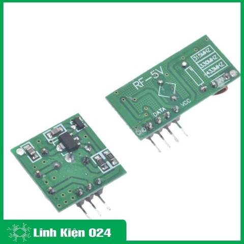 Module Thu Phát RF 433 (gồm 1 bộ thu và 1 bộ phát RF)k4e16