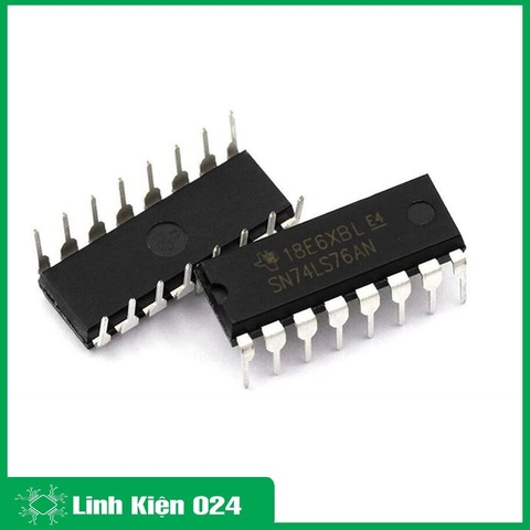 74LS76 Dual J-K Flip-Flop (with Preset and Clear) (K9H18)