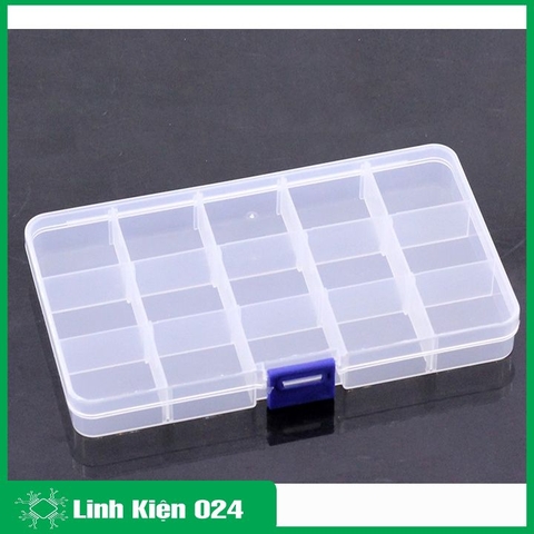 Hộp Đựng Linh Kiện Điện Tử 15 Ngăn