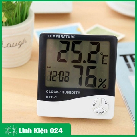 Đồng Hồ Đo Độ Ẩm - Nhiệt Độ HTC1
