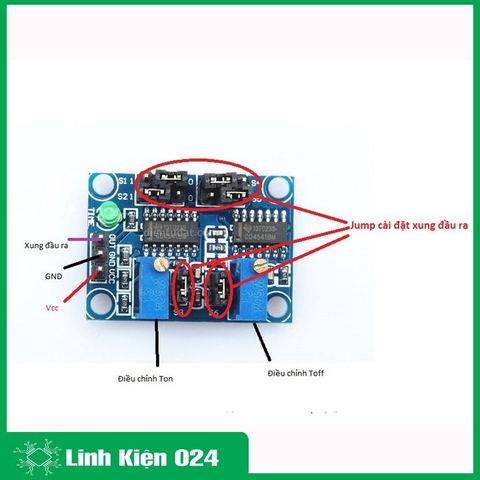 Module Phát Xung Vuông In 3V3-12VDC / OUT 5V (K4A9)