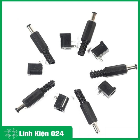 Bộ 10 Jack DC 5.5x2.1mm ( 5 Jack đực- 5 Jack cái )