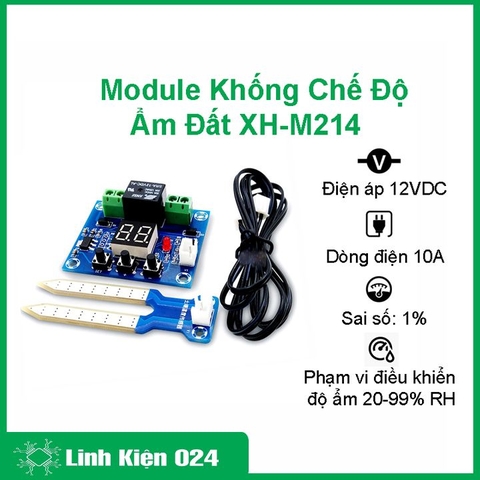 Module Khống Chế Độ Ẩm Đất XH-M214 12VDC