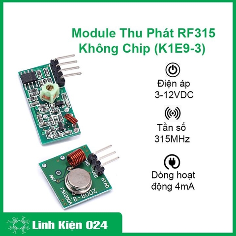 Module Thu Phát RF 315 (K4E16-1)