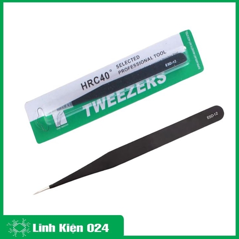 Nhíp kẹp linh kiện điện tử Vetus ESD-12 Chân Thẳng Bền Bỉ