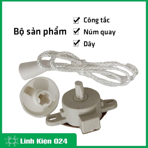 Công Tắc 3 Số Quạt Treo Tường