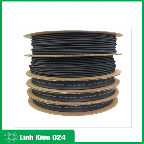 Bộ 5 Ống Gen Co Nhiệt, Cách Điện 5,6,7,8,10mm Mỗi sợ 1m Đen
