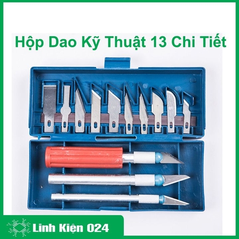 Hộp Dao Kĩ Thuật 13 Chi Tiết Dao Mổ Dao Đa Năng