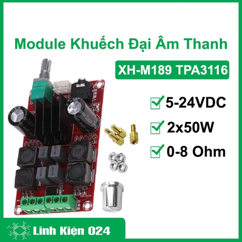 Mạch Khuếch Đại Âm Thanh XH-M189 TPA3116 50W*2