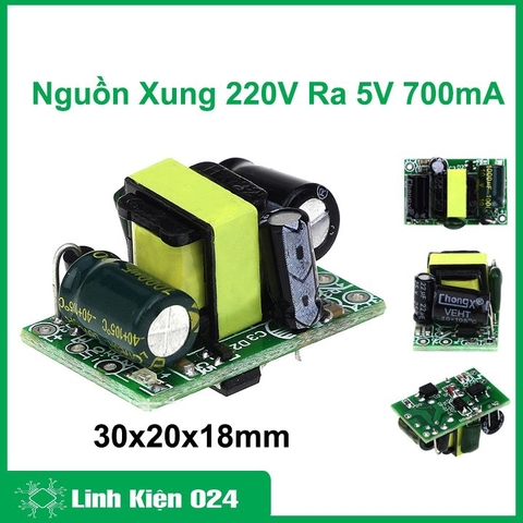 Nguồn Xung 220V Ra 5V 700mA