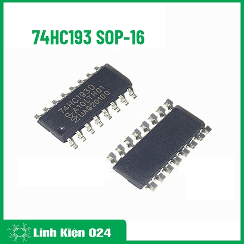 74HC193 SOP16 BINARY UP/DOWN COUNTER WITH CLEAR