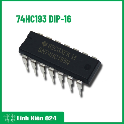 74HC193 DIP16 Binary Up/Down Counter with  Clear (K9H10)