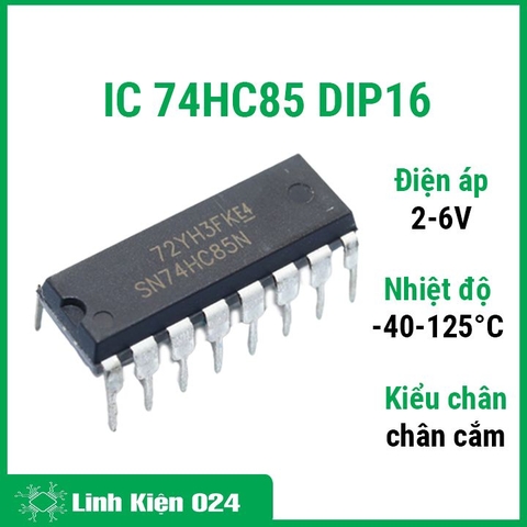 IC 74HC85 4-Bit Comparator (74HC85 IC) DIP-16