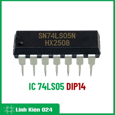 Chíp 74LS05 Hex Inverter DIP14 (K9H15)