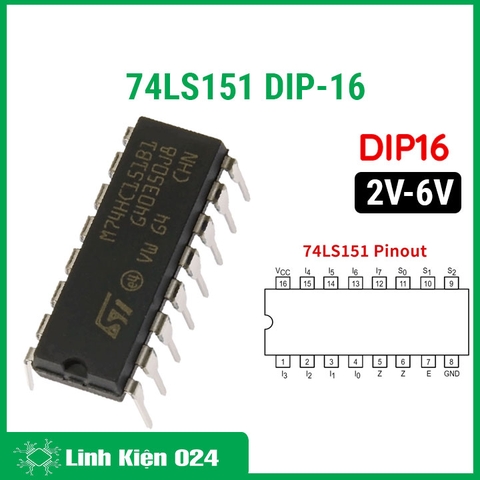 IC Logic 74LS151 DIP-16 (k9g9)