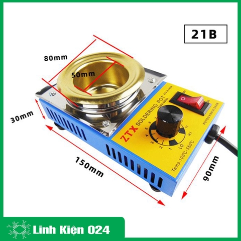 Bể Nhúng Thiếc Soldering ZTX-21B 160W 50mm