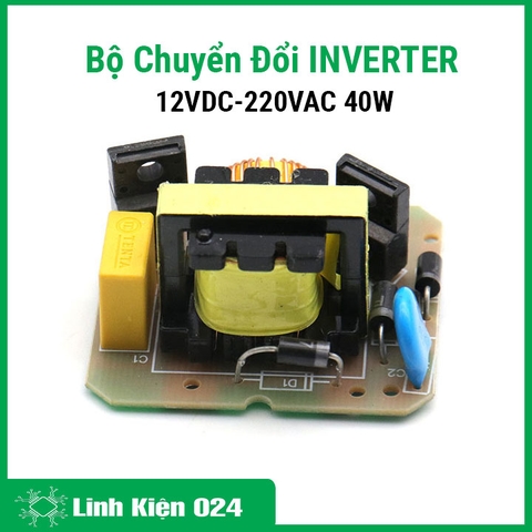 Bộ Chuyển Đổi INVERTER 12VDC-220VAC 40W(k2h18)