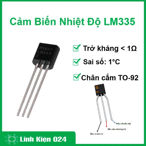 Cảm Biến Nhiệt Độ LM335 TO-92