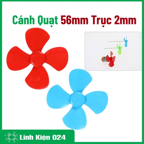 Cánh Quạt Rộng 56mm Trục 2mm (k1k13)