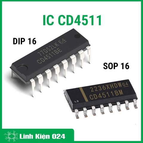 IC Giải Mã CD4511 SOP16/DIP16