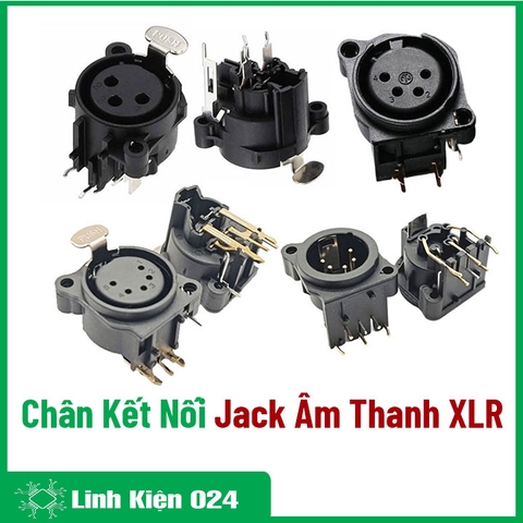 Chân Kết Nối Jack Âm Thanh XLR Chân Đồng