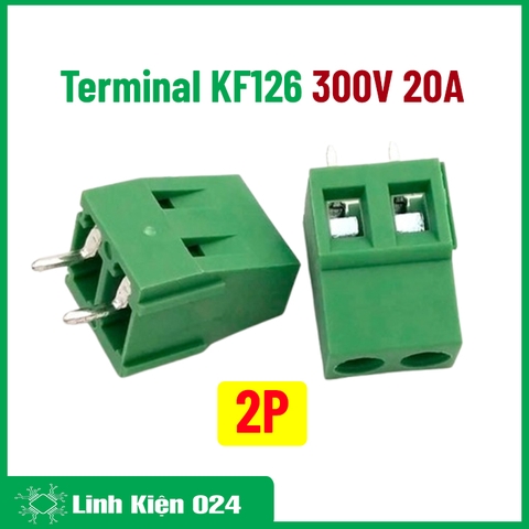 Terminal KF126 300V 20A Cầu Đấu Điện 5.08- 2P