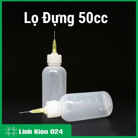 Combo 3 Lọ Đựng Dung Dịch 50Ml Kèm Kim Tiêm Tiện Lợi