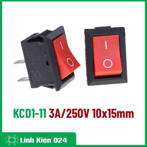 Công Tắc Bập Bênh KCD1-11 3A 250V 2P (k1e9)