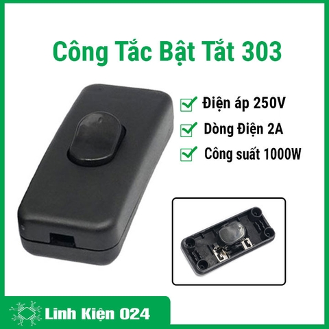 Công Tắc Bật Tắt 303 250V 2A