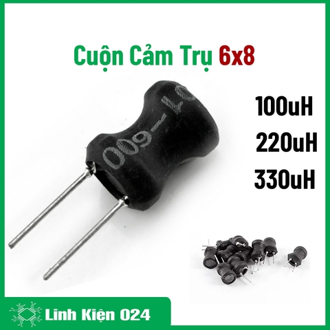 Cuộn Cảm Trụ 6x8 0608 (K8D4)