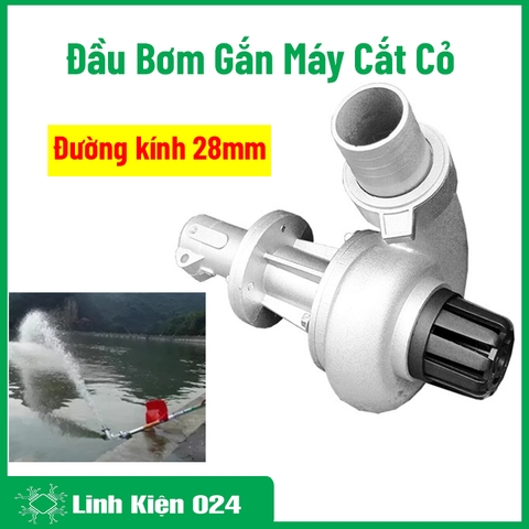 Đầu Bơm Nước Gắn Máy Cắt Cỏ 28mm 9 Răng
