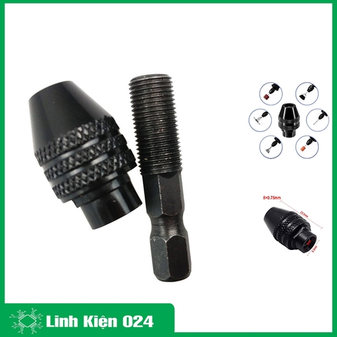 Đầu Chuyển Máy Bắn Vít Thành Máy Khoan Thủ Công 0.3-3.2mm