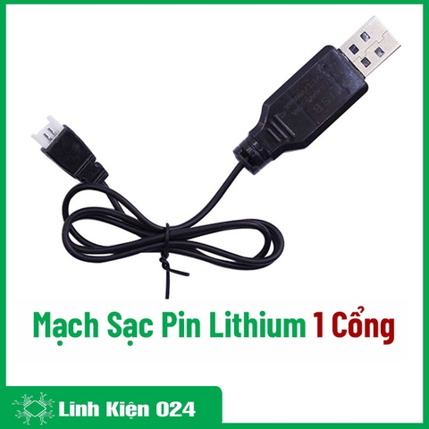 Dây Sạc Pin Lithium 1 Cổng (K2A8-1)